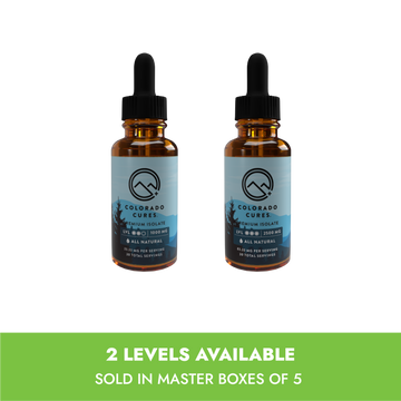 All Natural CBD Isolate Tinctures - 5 Count Master Box