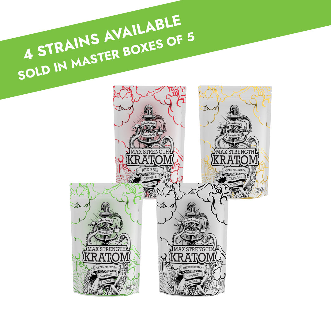 Kratom Capsules 2oz Bag - 5 Count Master Box