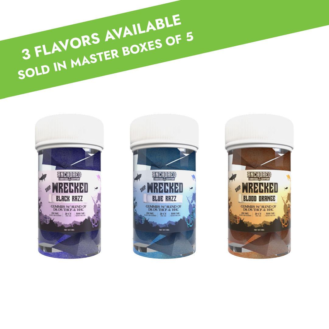 Shipwrecked Gummies 3000mg - 5 Count Master Box