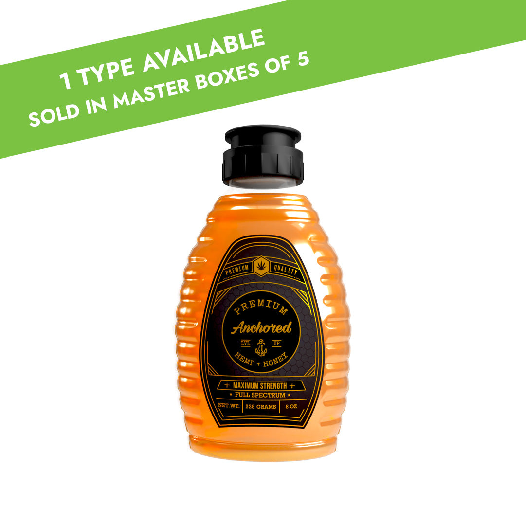 Max Strength Honey 8oz - 5 Count Master Box