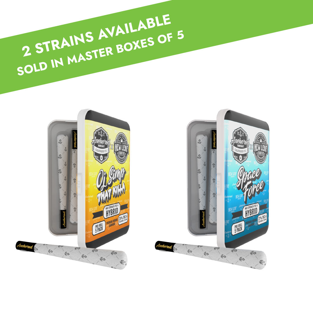 THCA Pre-Rolls 5pk - 5 Count Master Box