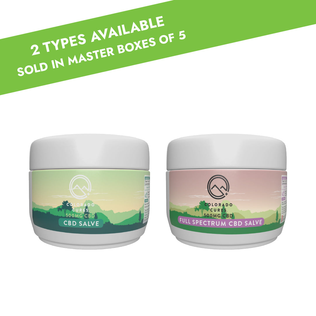 Coconut Salve Unscented 500mg 4oz Jars - 5 Count Master Box