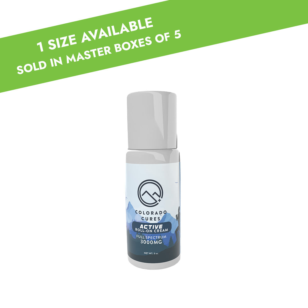 Full Spectrum Active Roll-On Cold Cream 3000mg 3oz - 5 Count Master Box