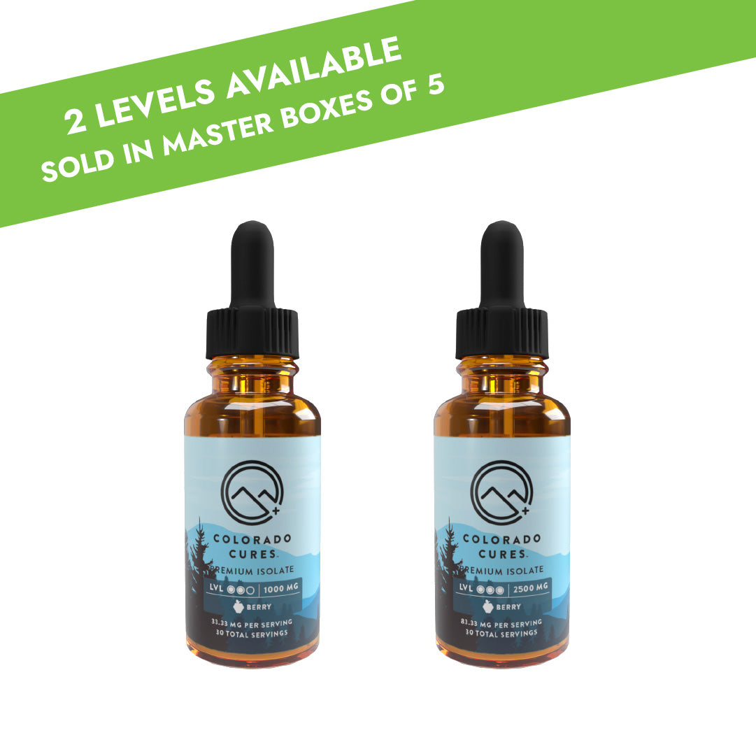 Berry CBD Isolate Tinctures - 5 Count Master Box
