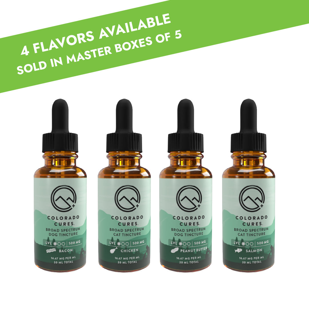 Broad Spectrum Tincture for Pets 500mg - 5 Count Master Box
