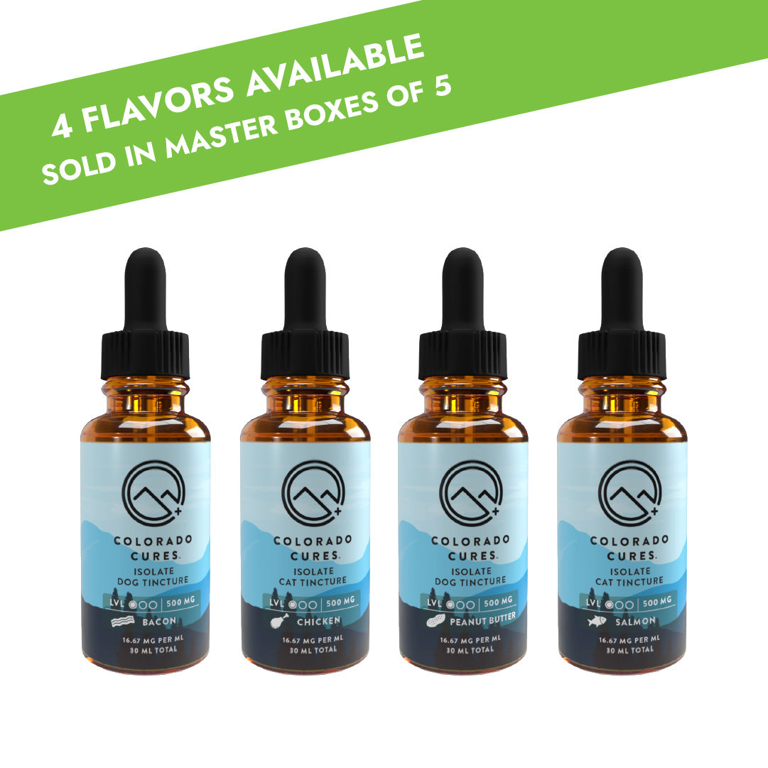 CBD Isolate Tincture for Pets 500mg - 5 Count Master Box