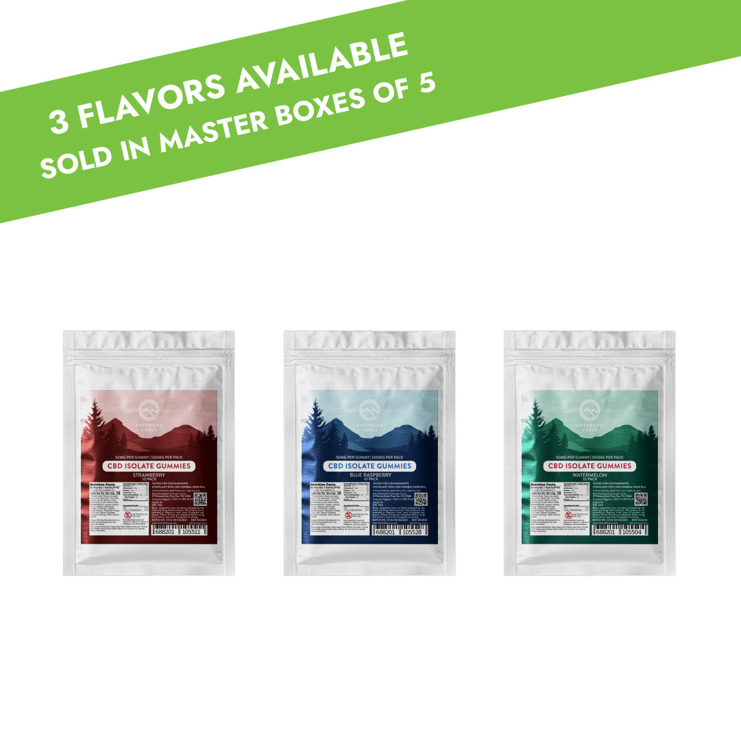CBD Isolate Gummies - 5 Count Master Box