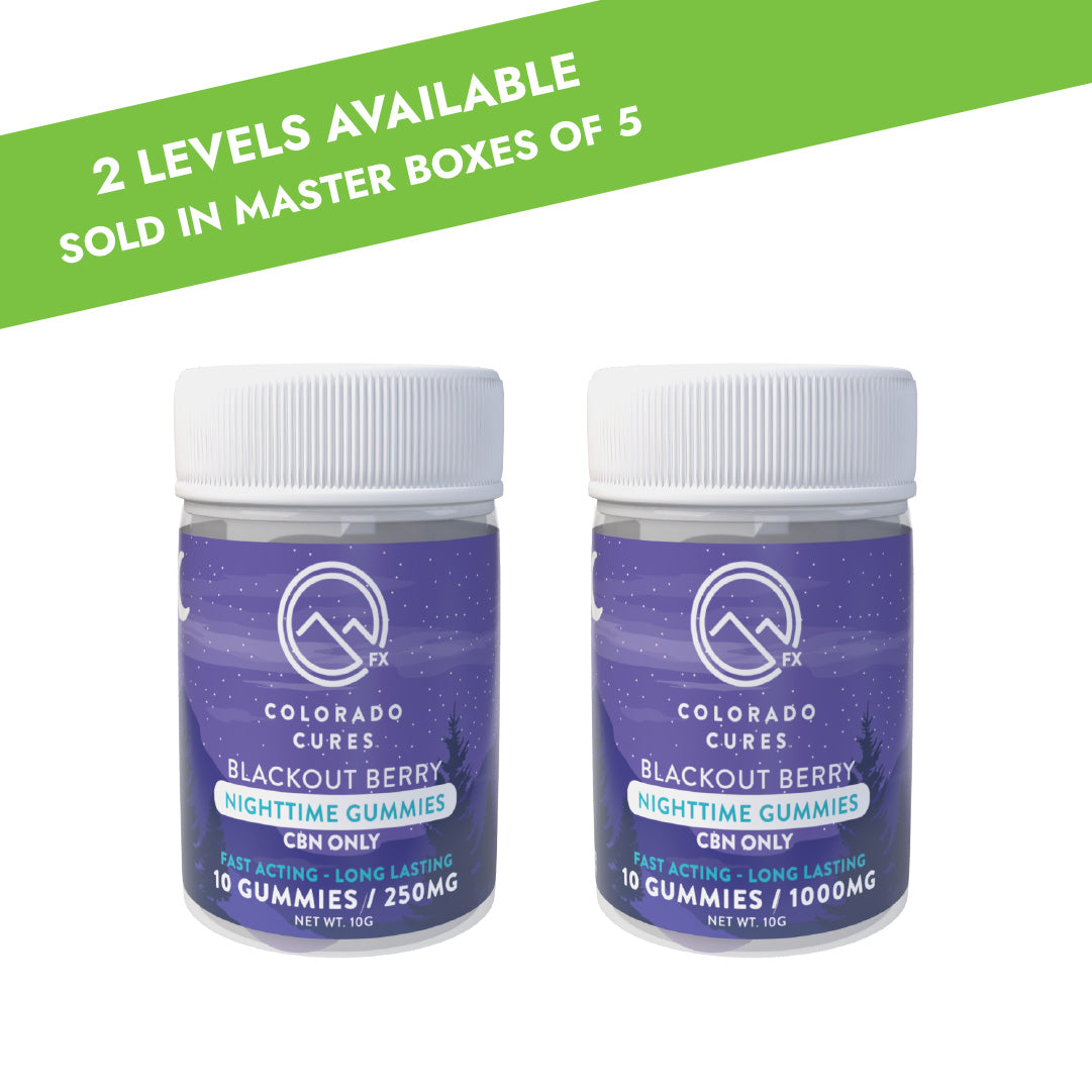 CBN Blackout Berry Nighttime Gummies - 5 Count Master Box
