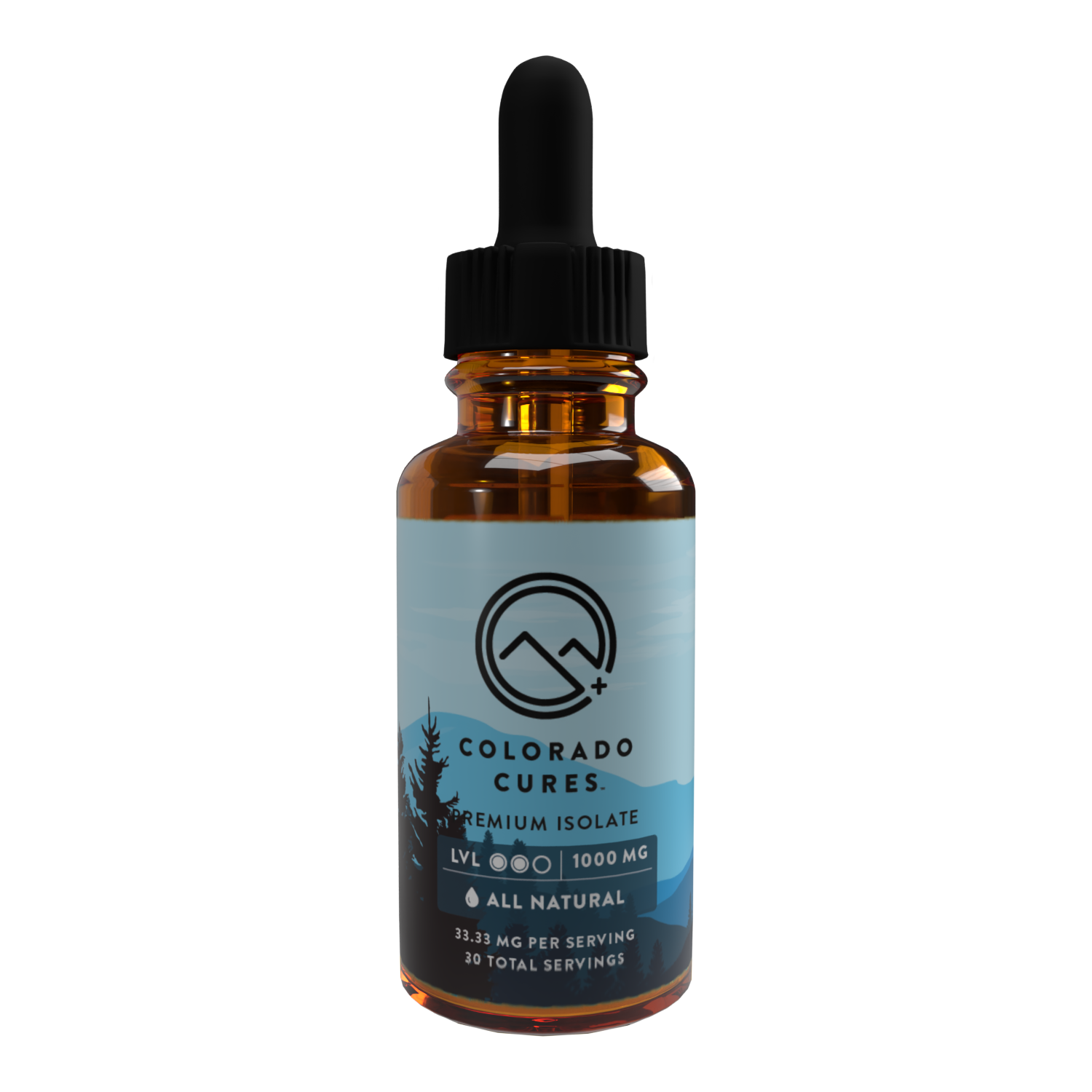 All Natural CBD Isolate Tinctures - 5 Count Master Box