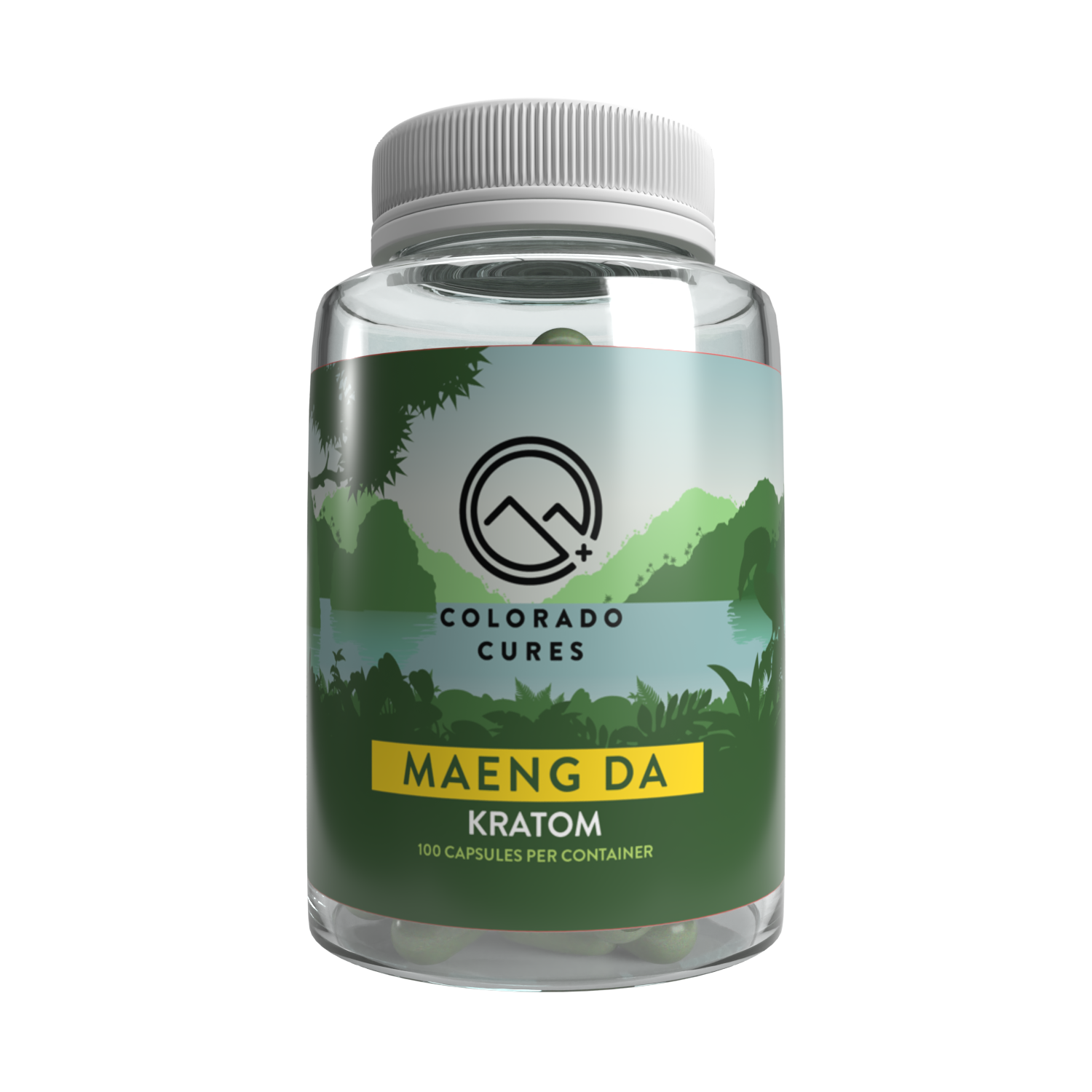Kratom Capsules 100ct Jar - 5 Count Master Box