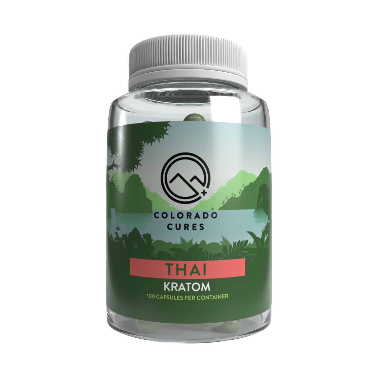 Kratom Capsules 100ct Jar - 5 Count Master Box