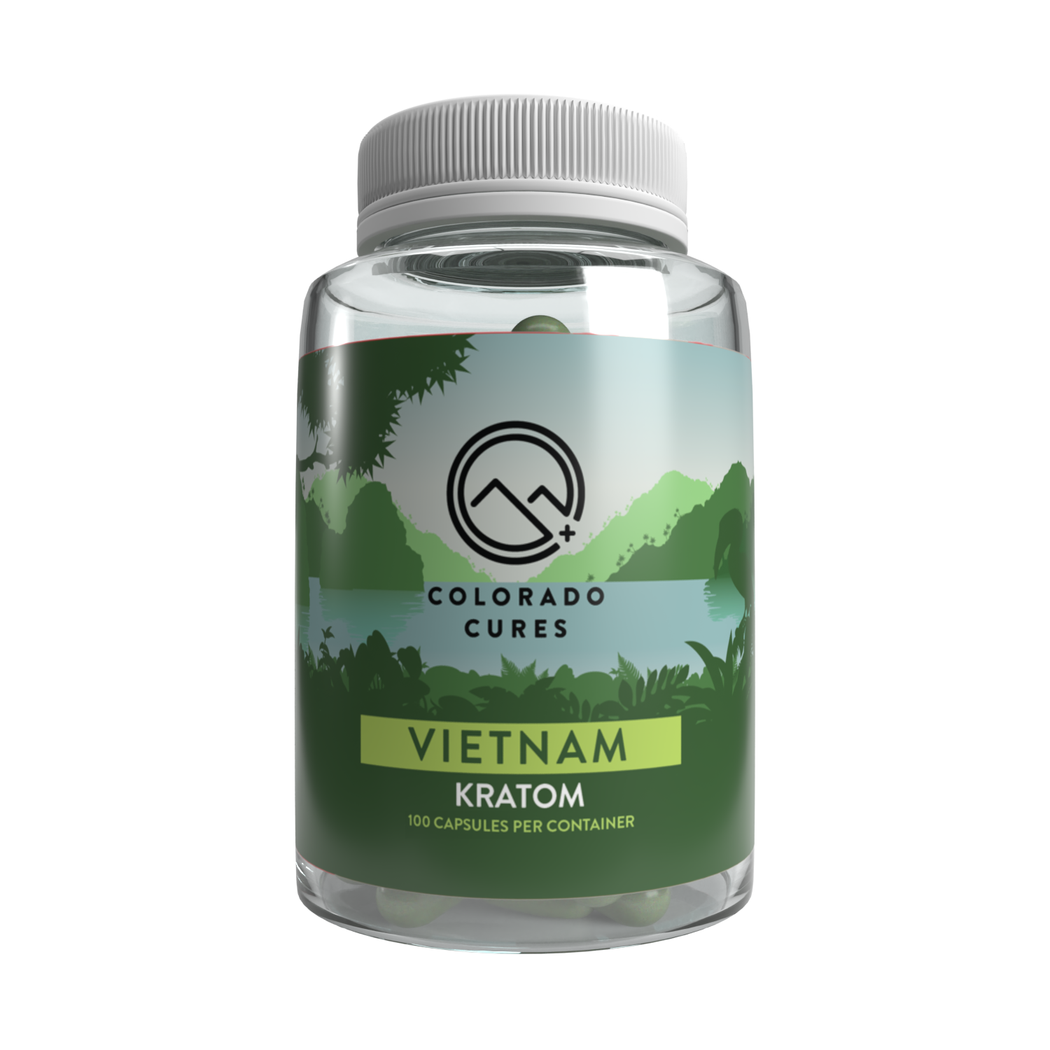 Kratom Capsules 100ct Jar - 5 Count Master Box