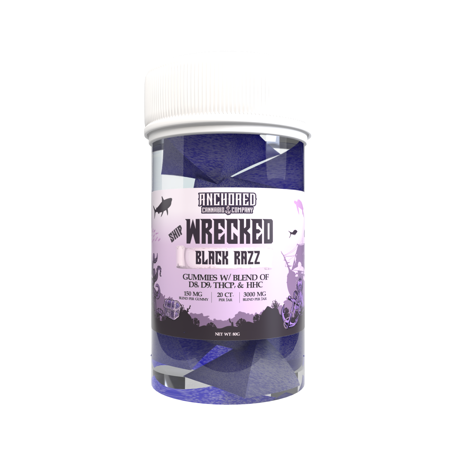 Shipwrecked Gummies 3000mg - 5 Count Master Box