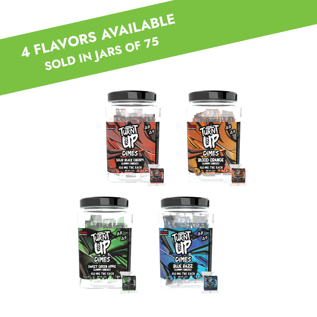 Dime Gummies 150mg - 75 Count Jar
