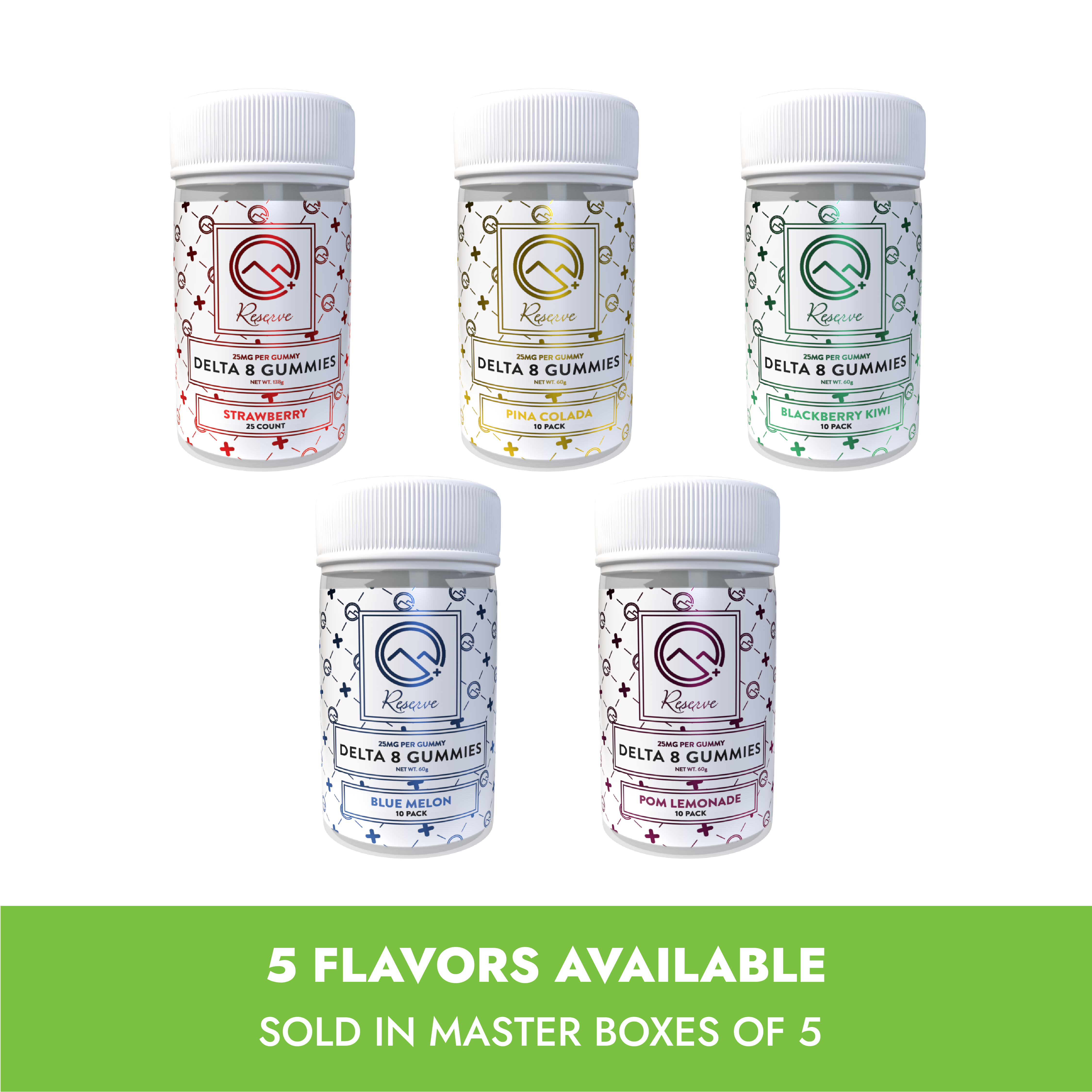 D8 Gummies - 5 Count Master Box