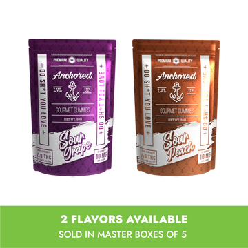 Max Strength D9 Gourmet Gummies - 5 Count Master Box